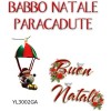 Babbo Natale con paracadute